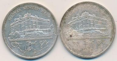 1992. 200Ft Ag "MNB" (2x) T:2,2-
Adamo F13