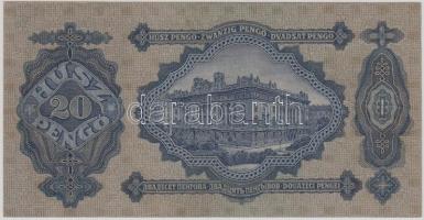 1930. 20P nyomdai papírránccal T:I-,II (hajtatlan)