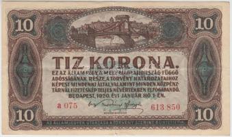 1920. 10K klf változatokkal (10x) T:III,III-