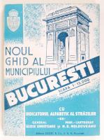 1946 Noul ghid al municipului Bucuresti / Bucarest tourist guide with map