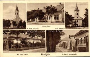 Kunágota, Római katolikus templom, Református templom, elemi iskola, Római katolikus legényegylet (EK)