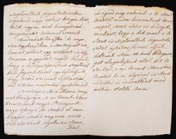 cca 1850 Könyörgő ima szövege Szűz Máriához. Magyar nyelvű kézirat