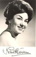 cca 1962-1963 Németh Marika (1925-1996) operett-énekesnő dedikált portréja és további két fényképe, ...