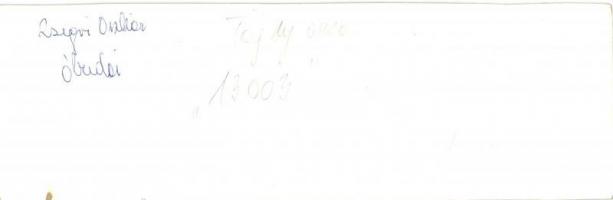 cca 1970 Zsigri Oszkár: A táj új arca, aláírt vintage fotóművészeti alkotás, 8x24 cm