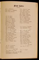 1920 A Holland Amerika Line Rotterdam gőzösének utaslistája és a Miss America választást népszerűsít...