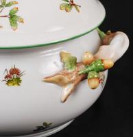 Herendi Chasse, tetes moyennes (vadász) mintájú étkészlet, kézzel festett, jelzett, hibátlan, összes...