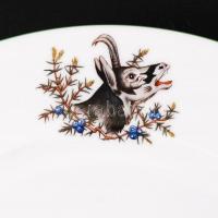 Herendi Chasse, tetes moyennes (vadász) mintájú étkészlet, kézzel festett, jelzett, hibátlan, összes...