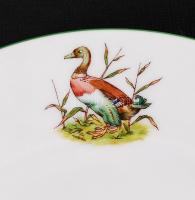 Herendi Chasse, tetes moyennes (vadász) mintájú étkészlet, kézzel festett, jelzett, hibátlan, összes...