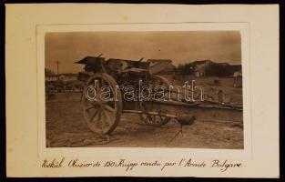 cca 1912 Képek a balkáni háborúból. Szkopje, Pettola térsége bolgár és szerb katonákkal 18 + 4 db ér...