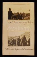 cca 1912 Képek a balkáni háborúból. Szkopje, Pettola térsége bolgár és szerb katonákkal 18 + 4 db ér...