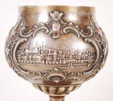 Ezüst (Ag.) kupa "XI. Deutsches Bundesschiesse 1894" felirattal, jelzett, m:22,5 cm, nettó...