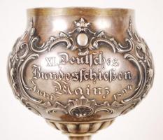 Ezüst (Ag.) kupa "XI. Deutsches Bundesschiesse 1894" felirattal, jelzett, m:22,5 cm, nettó...