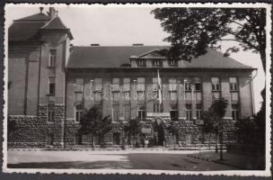 1943 Győr, M. kir. 619. sz. Hadikórház (mai Kazinczy Ferenc Gimnázium) photo (EK)