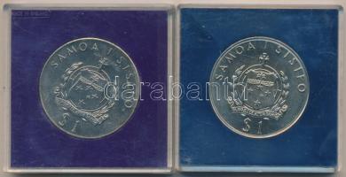 Nyugat-Szamoa 1977. 1T "II. Erzsébet trónra lépésének 25. évfordulója" + 1981. 1T "Ká...