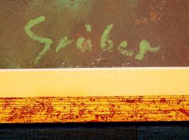 Gráber Margit (1896-1993): Virágcsendélet. Olaj, karton, jelzett, üvegezett keretben, 70×50 cm