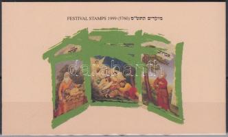 Jewish Holidays stampbooklet, Zsidó ünnepek bélyegfüzet
