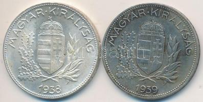1938-1939. 1P Ag (2x) T:2,2-
Adamo P6