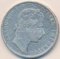 Ausztria/Magyar verdejel 1860E 1Fl Ag T:3
Adamo M14