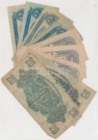 1944. 1P (3x) + 2P (4x) + 20P (2x) "A Vörös Hadsereg Parancsnoksága" T:vegyes
Adamo P41A,P...