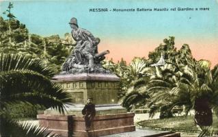 Messina, Monumente Batteria Masotto nel Giardino a mare / military monument