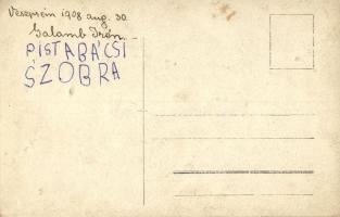 1908 Veszprém, park / kert, photo