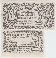 1978. 3/4 Dirhem + 1 Dirhem "Veszprémi Egyetemi Napok" pénzhelyettesítő T:I,I-