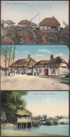 8 db RÉGI főként használatlan külföldi városképes lap; Lengyel királyság / 8 old mostly unused foreign town-view postcards; Kingdom of Poland