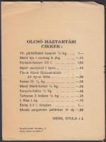 cca 1930-1940 Meinl Gyula által forgalmazott termékek 2 db szórólapja (Meinl kávé és pótkávé, Meinl ...