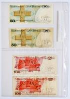 Vegyes magyar és külföldi bankjegy gyűjtemény albumba rendezve 56db berakólapon, közte korona, pengő...