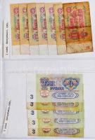 Vegyes magyar és külföldi bankjegy gyűjtemény albumba rendezve 56db berakólapon, közte korona, pengő...