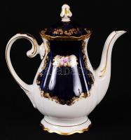 Reichenbachi mokkás készlet, kézzel festett és matricás, jelzett, hibátlan