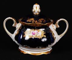 Reichenbachi mokkás készlet, kézzel festett és matricás, jelzett, hibátlan