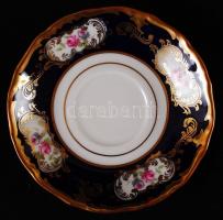 Reichenbachi mokkás készlet, kézzel festett és matricás, jelzett, hibátlan