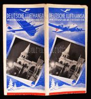 1938 "Deutsche Lufthansa Winterflugplan" a német légitársaság téli repülőmenetrendje és 1939-es tavaszi menetrendje / 1938 Deutsche Lufthansa flight plan