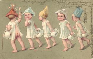 Babies, potty Emb. litho (EB)