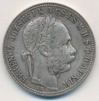 1890KB 1Ft Ag "Ferenc József / Fiume címer" Körmöcbánya T:2-
Adamo M15