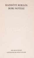 Radnóti Miklós: Bori notesz, facsimile kiadás, Magyar Helikon hasonmás kiadása, Bp. 1971, hozzá Ortu...
