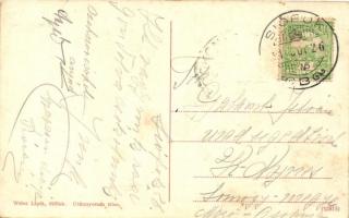 Siófok, Sió csatorna, Baross gőzös, halász hajók; kiadja Weisz Lipót