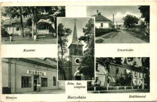 Bustyaháza, Kaszinó, Hangya üzlete, Erdő hivatal / casino, shop, forestry office (EB)