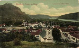 Lippafüred, Templom, Solymosi vár / church, castle (EB)