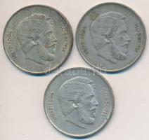 1947. 5Ft Ag "Kossuth" (3x) T:2-,3
Adamo F8.1