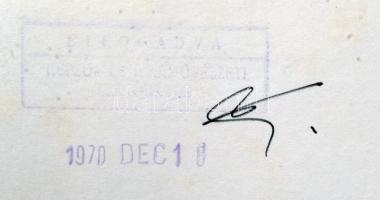 1970 Marosi László: Gyárban, hátoldalon feliratozva, pecséttel jelzett, 23x18 cm