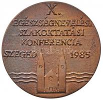 Kalmár Márton (1946-) 1985. "X. Egészségnevelési Szakoktatási Konferencia Szeged" Br emlék...