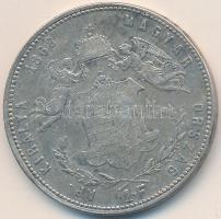 1868GYF 1Ft Ag "Ferenc József / Angyalos címer" T:2- Adamo M15