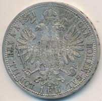 Ausztria 1871A 1Fl Ag "Ferenc József" T:2- Austria 1871A 1 Florin Ag "Franz Joseph" C:VF Krause KM#2221