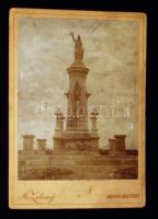 cca 1880 Chlum. Katonai hősi emlékmű fotója / Chlum military monument photo 11x16 cm