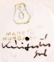 Drasche Popey, kézzel festett, jelzett, apró máz hibával, m:15 cm