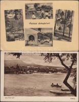 Leányfalu - 4 db régi képeslap / 4 old postcards