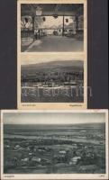 Leányfalu - 4 db régi képeslap / 4 old postcards