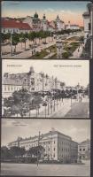 Debrecen - 6 db régi képeslap / 6 old postcards